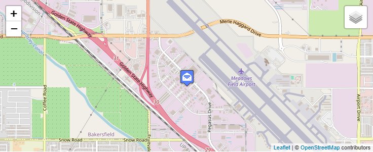 Map of ZIP Code 93380 in Bakersfield, CA — click to open interactive map