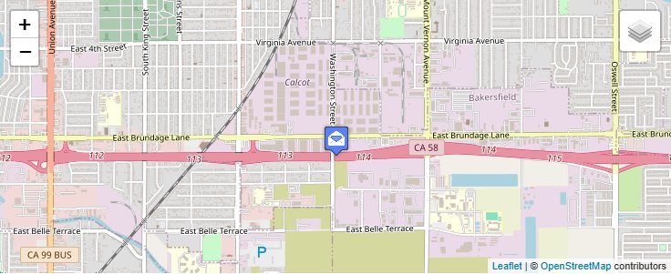 Map of ZIP Code 93387 in Bakersfield, CA — click to open interactive map