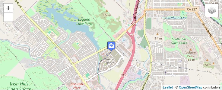 Map of ZIP Code 93403 in San Luis Obispo, CA — click to open interactive map