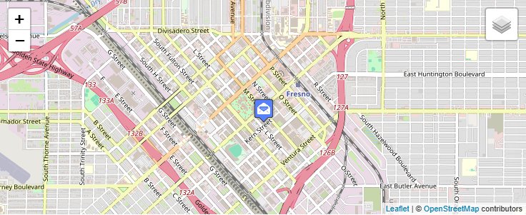 Map of ZIP Code 93716 in Fresno, CA — click to open interactive map