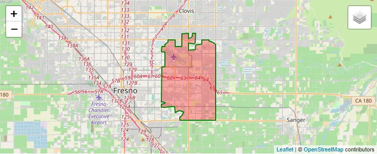 ZIP Code 93727 - Fresno, California | Map, Demographics, Income