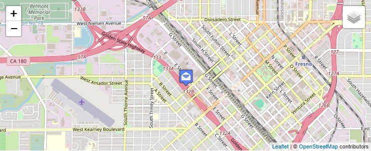 Map of ZIP Code 93786 in Fresno, CA — click to open interactive map