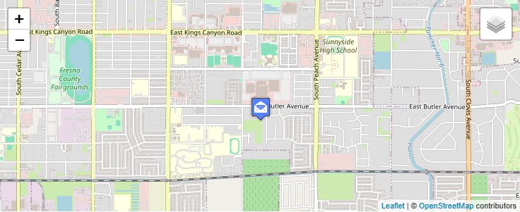 Map of ZIP Code 93844 in Fresno, CA — click to open interactive map