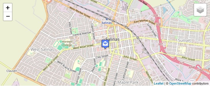 Map of ZIP Code 93902 in Salinas, CA — click to open interactive map