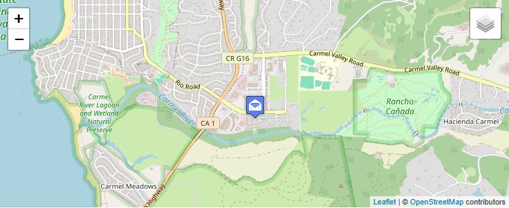 Map of ZIP Code 93922 in Carmel, CA — click to open interactive map