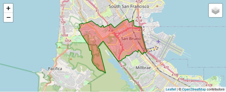ZIP Code 94066 - San Bruno, California | Map, Demographics, Income