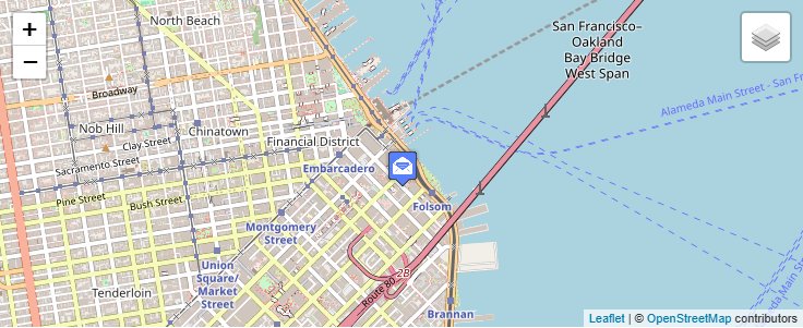 Map of ZIP Code 94119 in San Francisco, CA — click to open interactive map