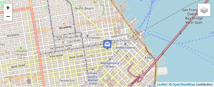 Map of ZIP Code 94120 in San Francisco, CA — click to open interactive map