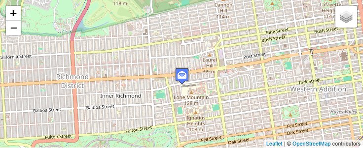 Map of ZIP Code 94159 in San Francisco, CA — click to open interactive map