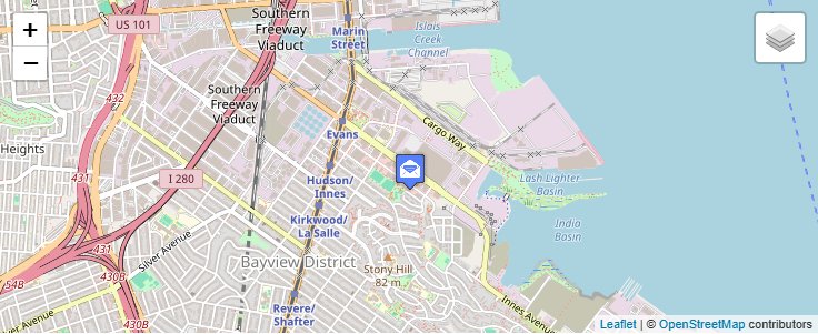 Map of ZIP Code 94160 in San Francisco, CA — click to open interactive map