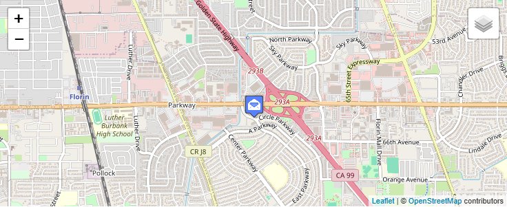 Map of ZIP Code 94205 in Sacramento, CA — click to open interactive map
