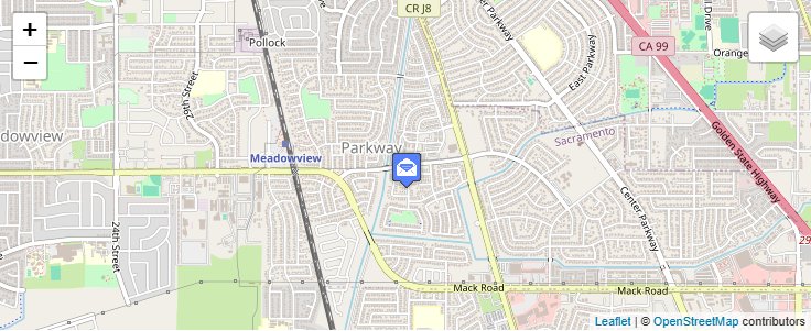 Map of ZIP Code 94206 in Sacramento, CA — click to open interactive map