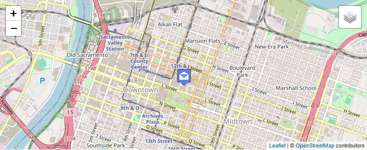 Map of ZIP Code 94207 in Sacramento, CA — click to open interactive map