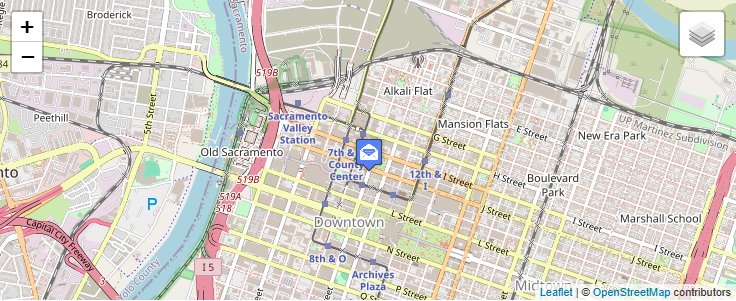 Map of ZIP Code 94209 in Sacramento, CA — click to open interactive map