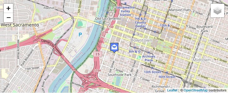 Map of ZIP Code 94229 in Sacramento, CA — click to open interactive map