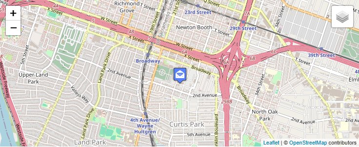 Map of ZIP Code 94232 in Sacramento, CA — click to open interactive map