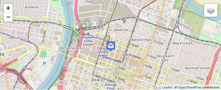 Map of ZIP Code 94245 in Sacramento, CA — click to open interactive map