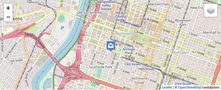 Map of ZIP Code 94252 in Sacramento, CA — click to open interactive map