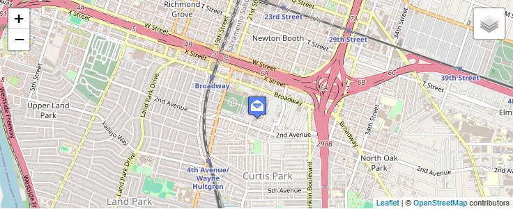 Map of ZIP Code 94259 in Sacramento, CA — click to open interactive map