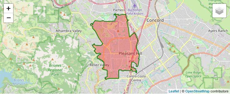 ZIP Code 94523 - Pleasant Hill, California | Map, Demographics