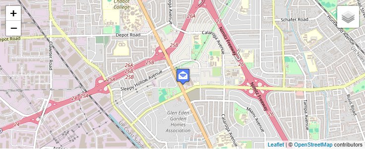 Map of ZIP Code 94557 in Hayward, CA — click to open interactive map