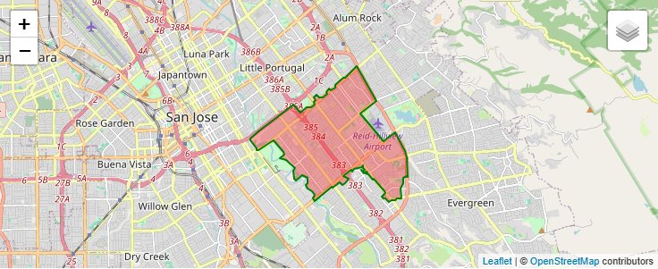 ZIP Code 95122 - San Jose, California | Map, Demographics, Income