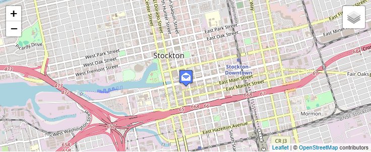 Map of ZIP Code 95214 in Stockton, CA — click to open interactive map