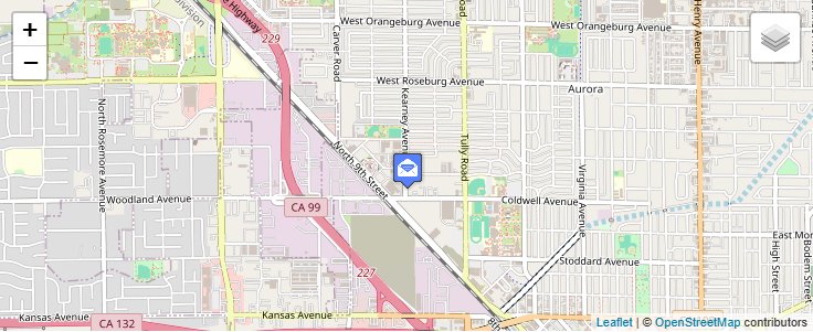 Map of ZIP Code 95353 in Modesto, CA — click to open interactive map