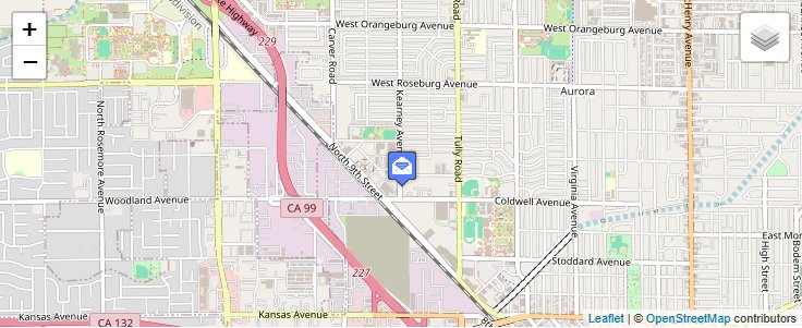 Map of ZIP Code 95397 in Modesto, CA — click to open interactive map