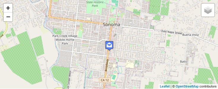 Map of ZIP Code 95433 in El Verano, CA — click to open interactive map
