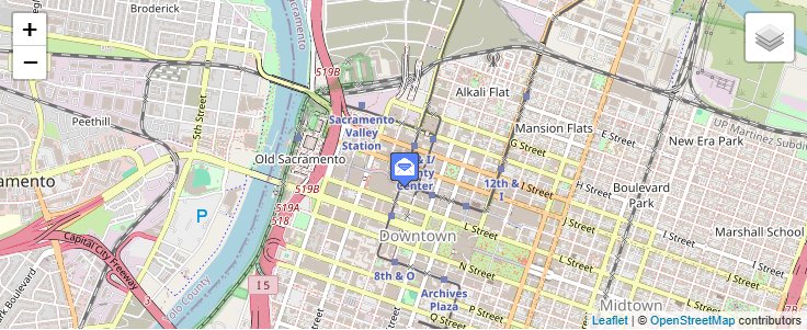 Map of ZIP Code 95812 in Sacramento, CA — click to open interactive map