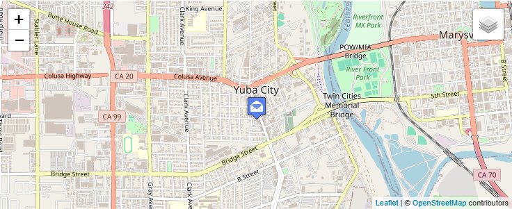Map of ZIP Code 95992 in Yuba City, CA — click to open interactive map