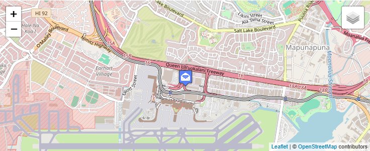Map of ZIP Code 96849 in Honolulu, HI — click to open interactive map