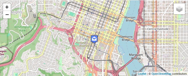Map of ZIP Code 97207 in Portland, OR — click to open interactive map
