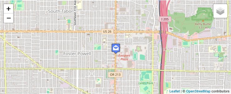 Map of ZIP Code 97290 in Portland, OR — click to open interactive map