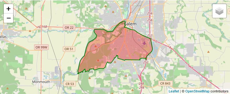 ZIP Code 97302 - Salem, Oregon | Map, Demographics, Income