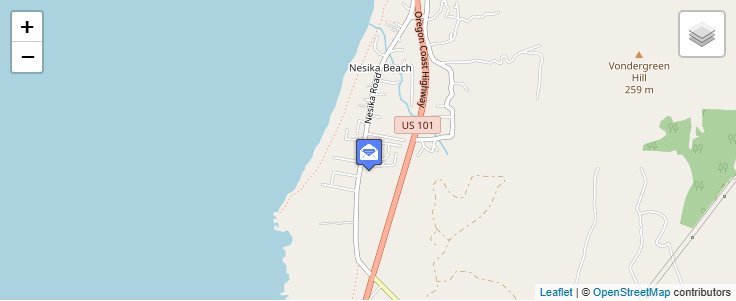 Map of ZIP Code 97464 in Ophir, OR — click to open interactive map