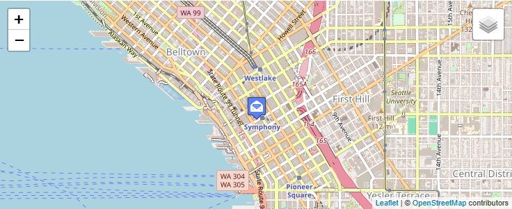 Map of ZIP Code 98111 in Seattle, WA — click to open interactive map