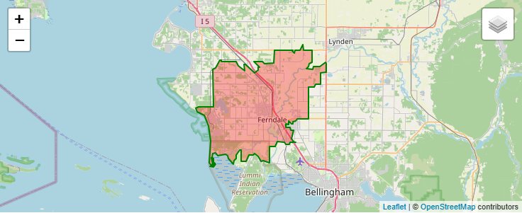 min ZIP Code 98248 - Ferndale, Washington | Map, Demographics, Income