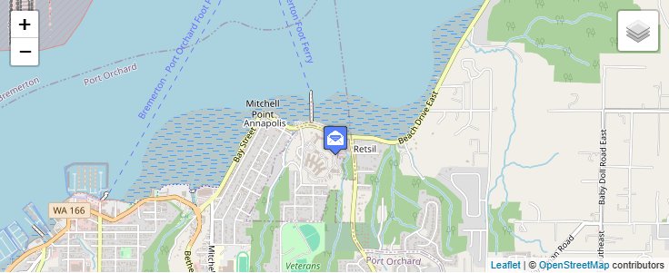 Map of ZIP Code 98378 in Retsil, WA — click to open interactive map