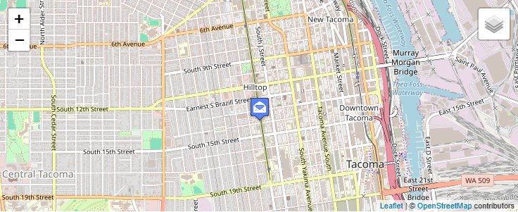 Map of ZIP Code 98415 in Tacoma, WA — click to open interactive map