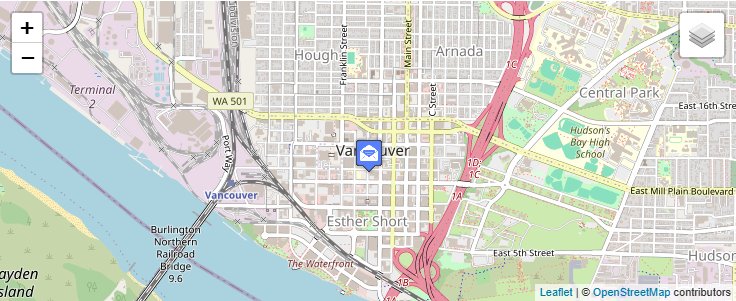 Map of ZIP Code 98666 in Vancouver, WA — click to open interactive map
