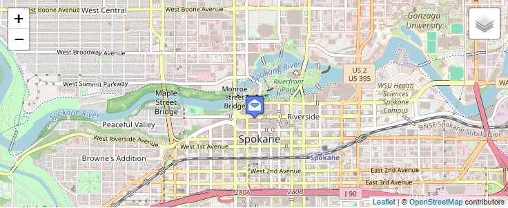 Map of ZIP Code 99256 in Spokane, WA — click to open interactive map