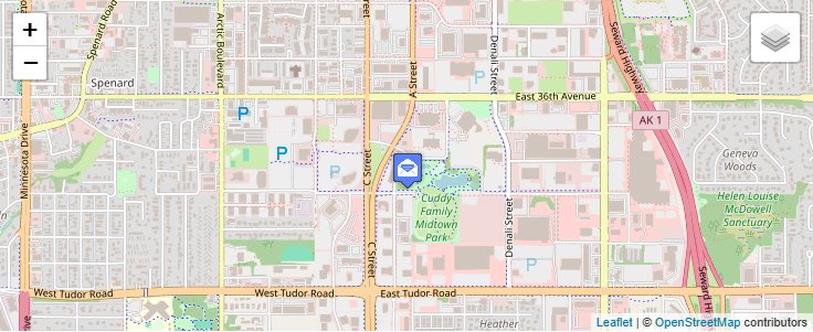 Map of ZIP Code 99524 in Anchorage, AK — click to open interactive map
